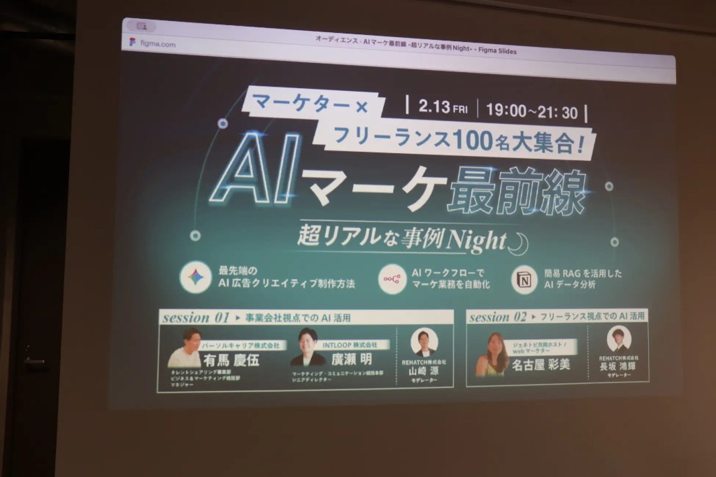 AIマーケ最前線 イベントスライド